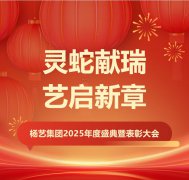 灵蛇献瑞 艺启新章 | 腾博会官网集团2025年度盛典暨表扬大会